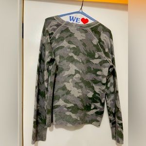 Aqua Camo Sweater